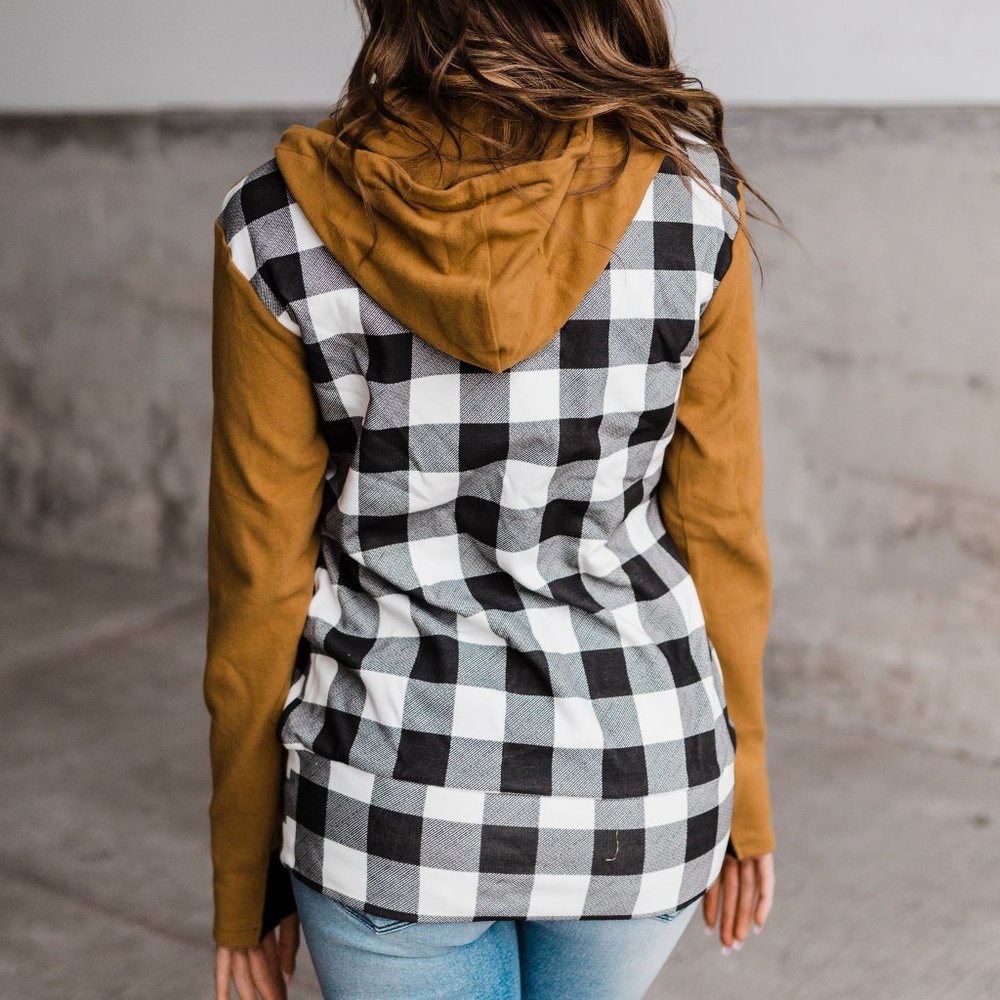 Ampersand Ave &Ave New Chapter Half Zip Hoodie - Picture 4 of 4